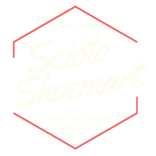 Scioto Shoe Mart badge - your footwear superstore since 1964